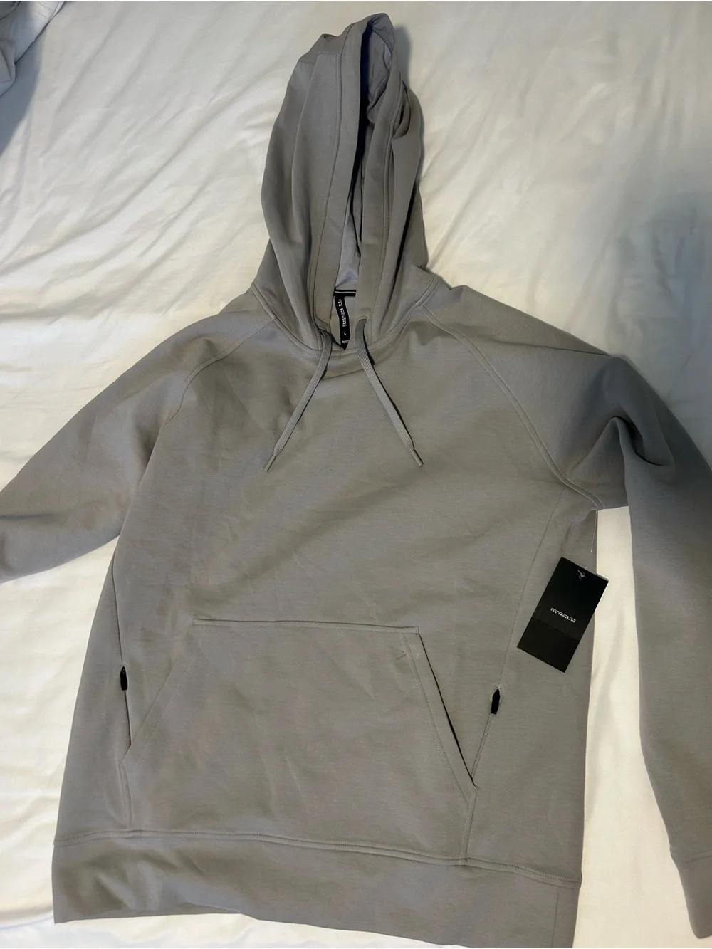 Ten Thousand Men’s Large midweight tech hoodie formal grey
